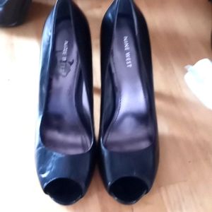 Nine west peeptoe sz 9.5